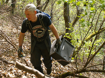 2023 - Aufräumungsarbeiten an der Ottilienkapelle, dem Ottilienstein
              und der Zustiegswege